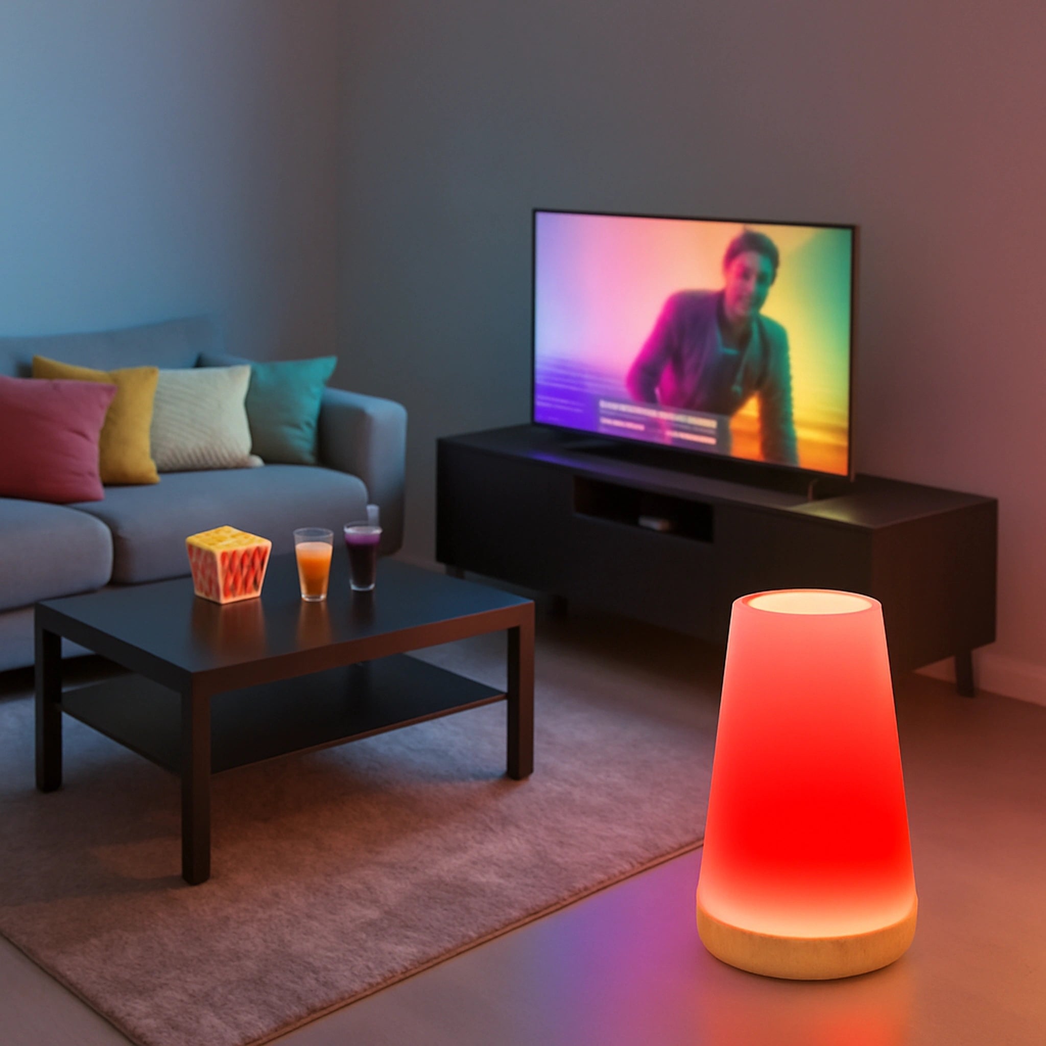 Lampe LED Multicolore avec Télécommande – Ambiance Cocooning & Gaming Urban Pulse