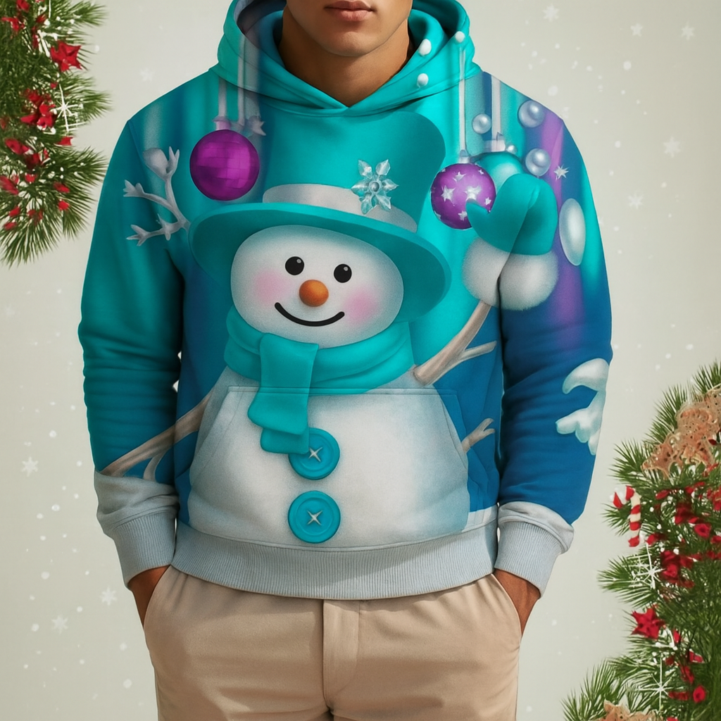 Christmas party graphic hoodie 3D Print Spring Autumn Fashion Leisure Versatile Streetwear Men's Women's Y2K Christmas Hoodies Urban Pulse