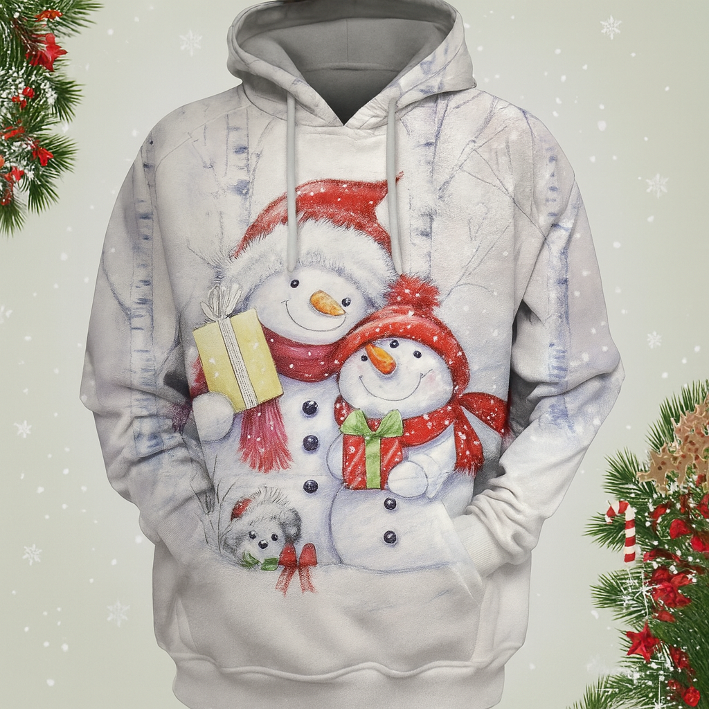 Christmas party graphic hoodie 3D Print Spring Autumn Fashion Leisure Versatile Streetwear Men's Women's Y2K Christmas Hoodies Urban Pulse