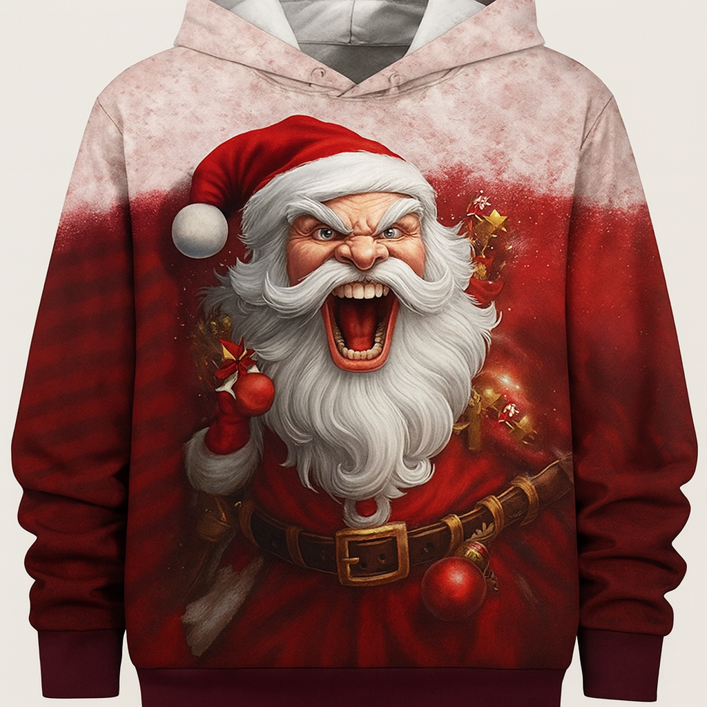 Christmas party graphic hoodie 3D Print Spring Autumn Fashion Leisure Versatile Streetwear Men's Women's Y2K Christmas Hoodies Urban Pulse