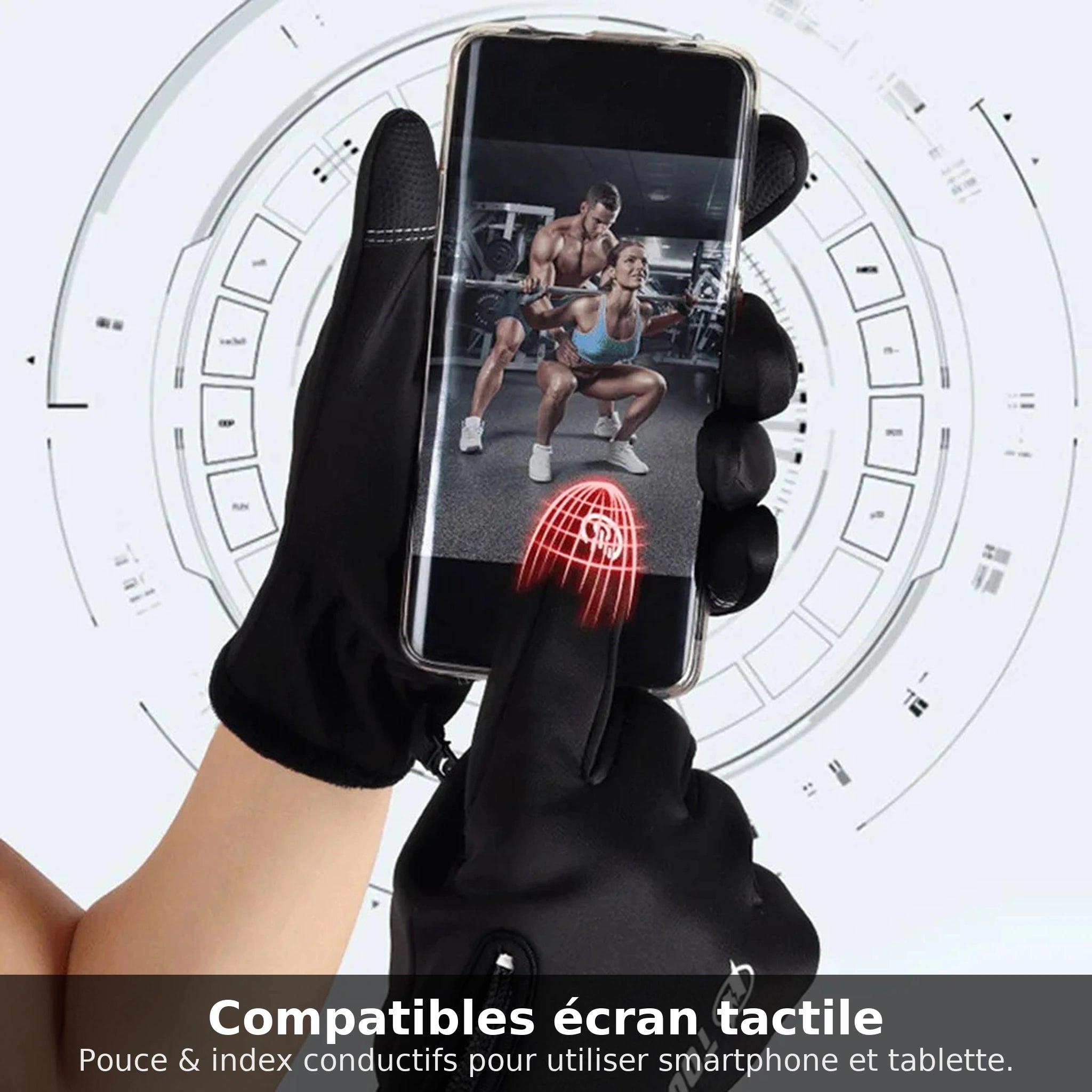 Heated Gloves Eletric Thermal Heat Gloves Winter Warm Skiing Snowboarding Hunting Fishing Waterproof Heated Rechargeable Gloves Urban Pulse