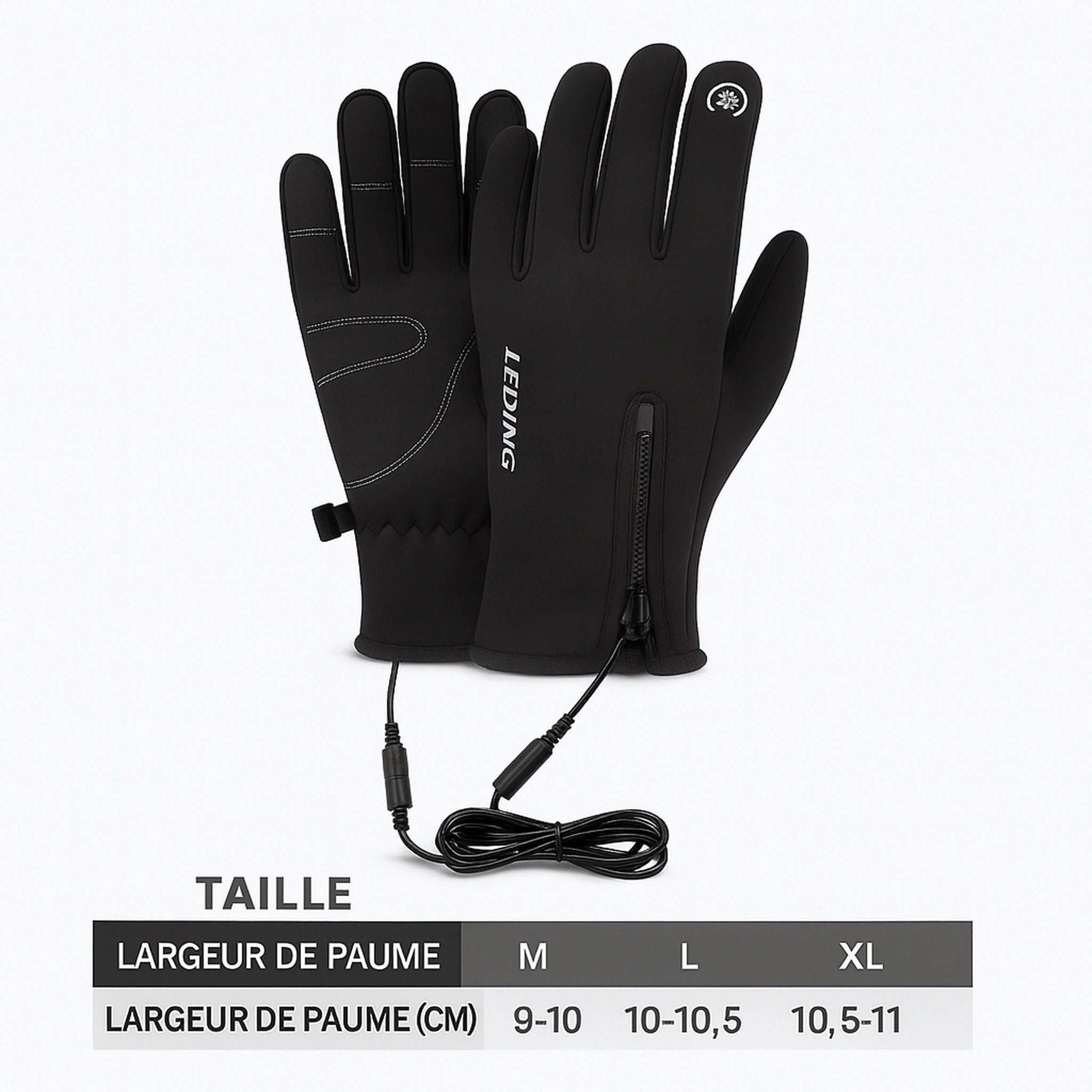 Heated Gloves Eletric Thermal Heat Gloves Winter Warm Skiing Snowboarding Hunting Fishing Waterproof Heated Rechargeable Gloves Urban Pulse