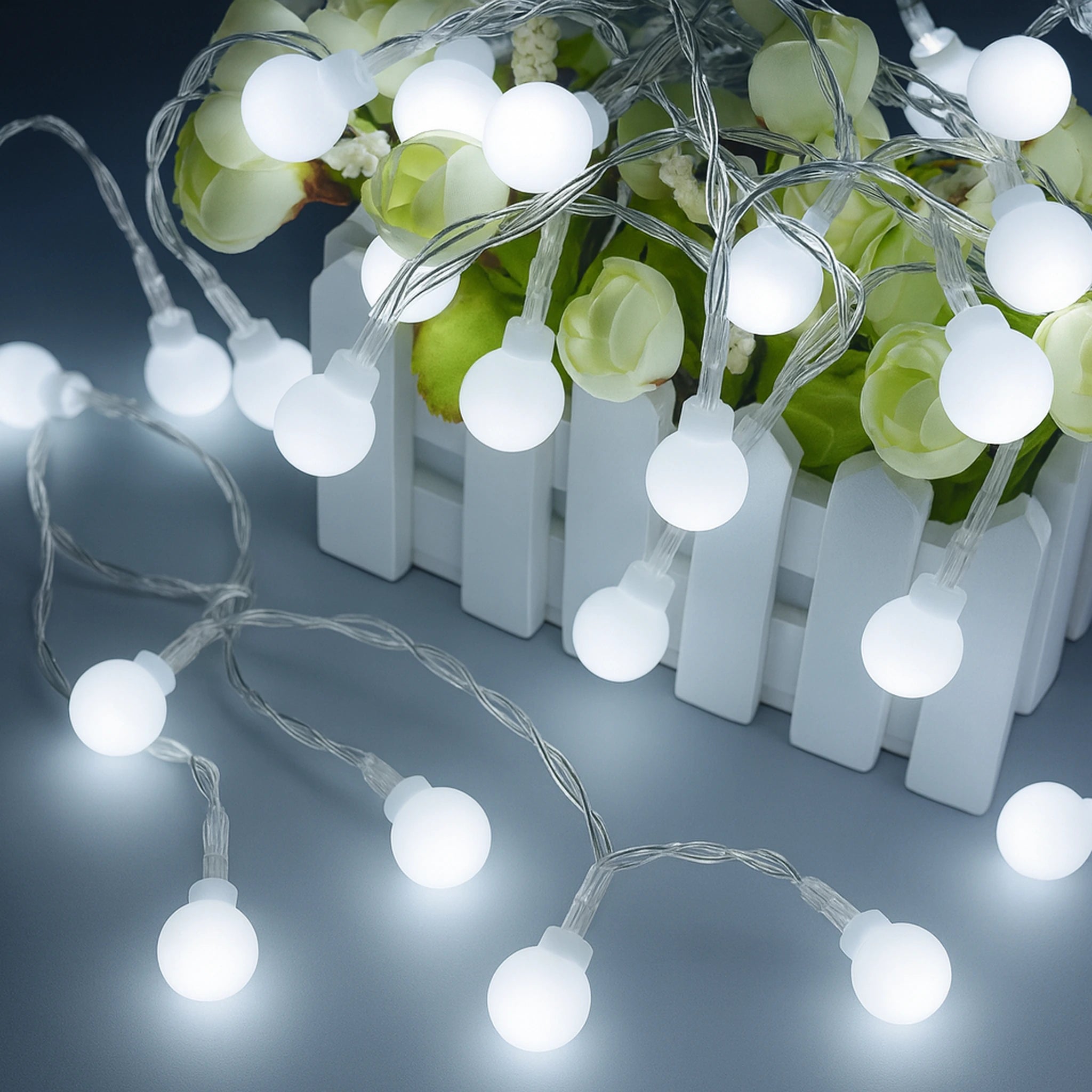 Guirlande lumineuse boules LED — USB ou piles, 3 à 12 m, déco Noël & intérieur Urban Pulse