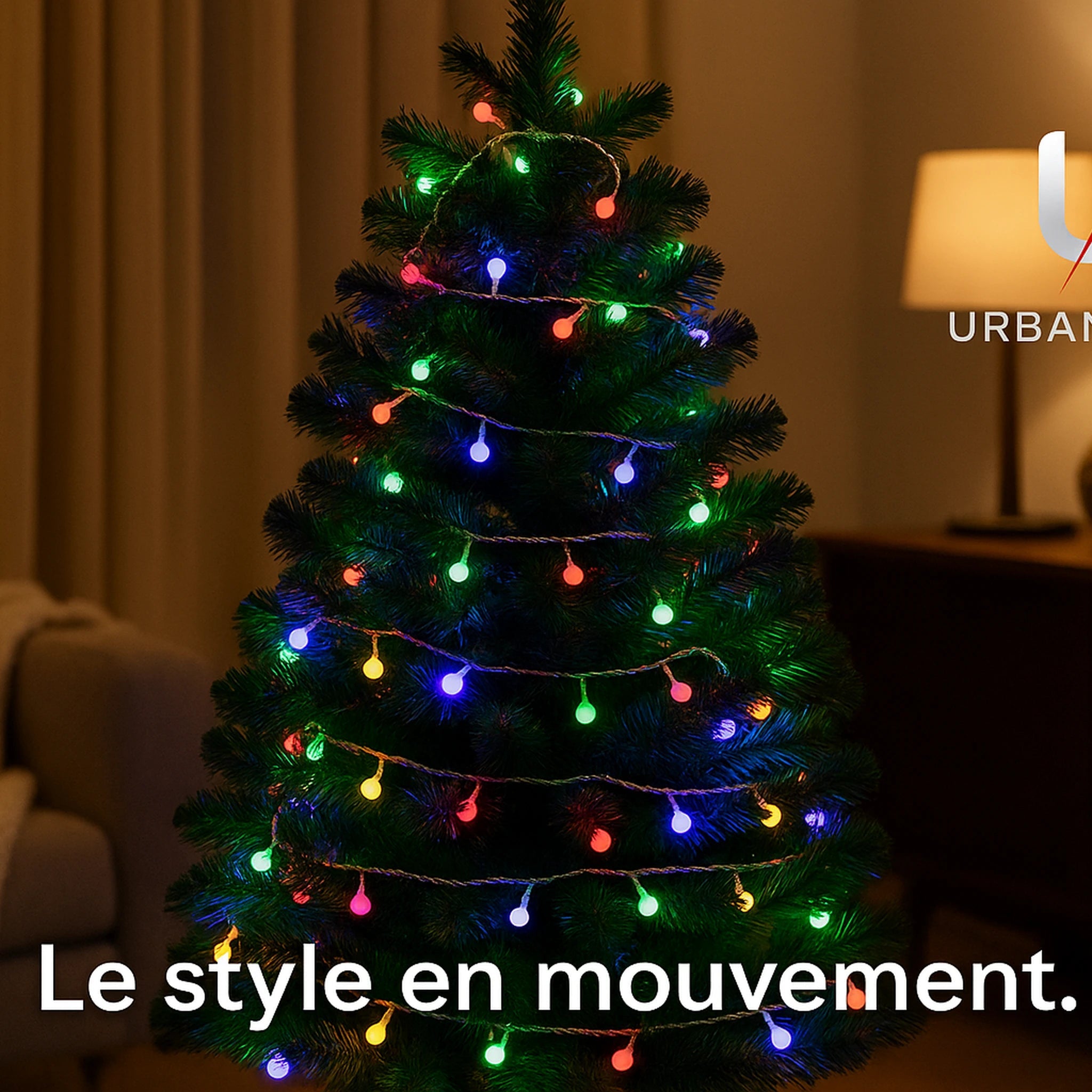 Guirlande lumineuse boules LED — USB ou piles, 3 à 12 m, déco Noël & intérieur Urban Pulse