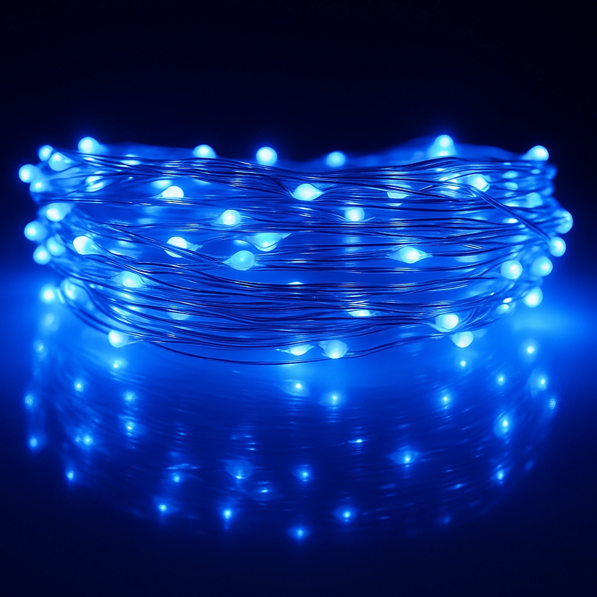 1Pack Fairy Light String Led Copper Wire String Light 1/2/3/5/10M Battery Powered For Bedroom Garden Party Wedding Decoration Urban Pulse