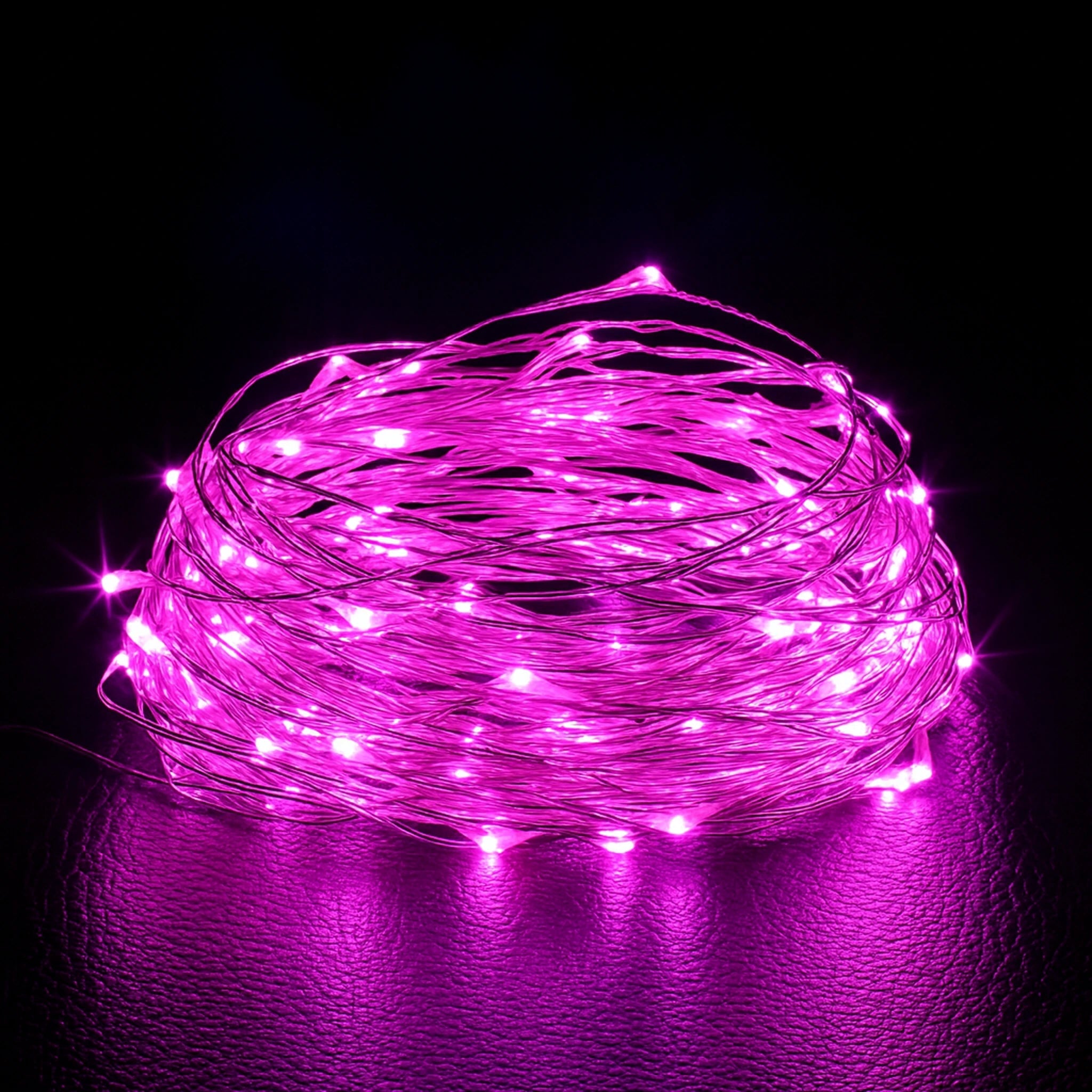 1Pack Fairy Light String Led Copper Wire String Light 1/2/3/5/10M Battery Powered For Bedroom Garden Party Wedding Decoration Urban Pulse