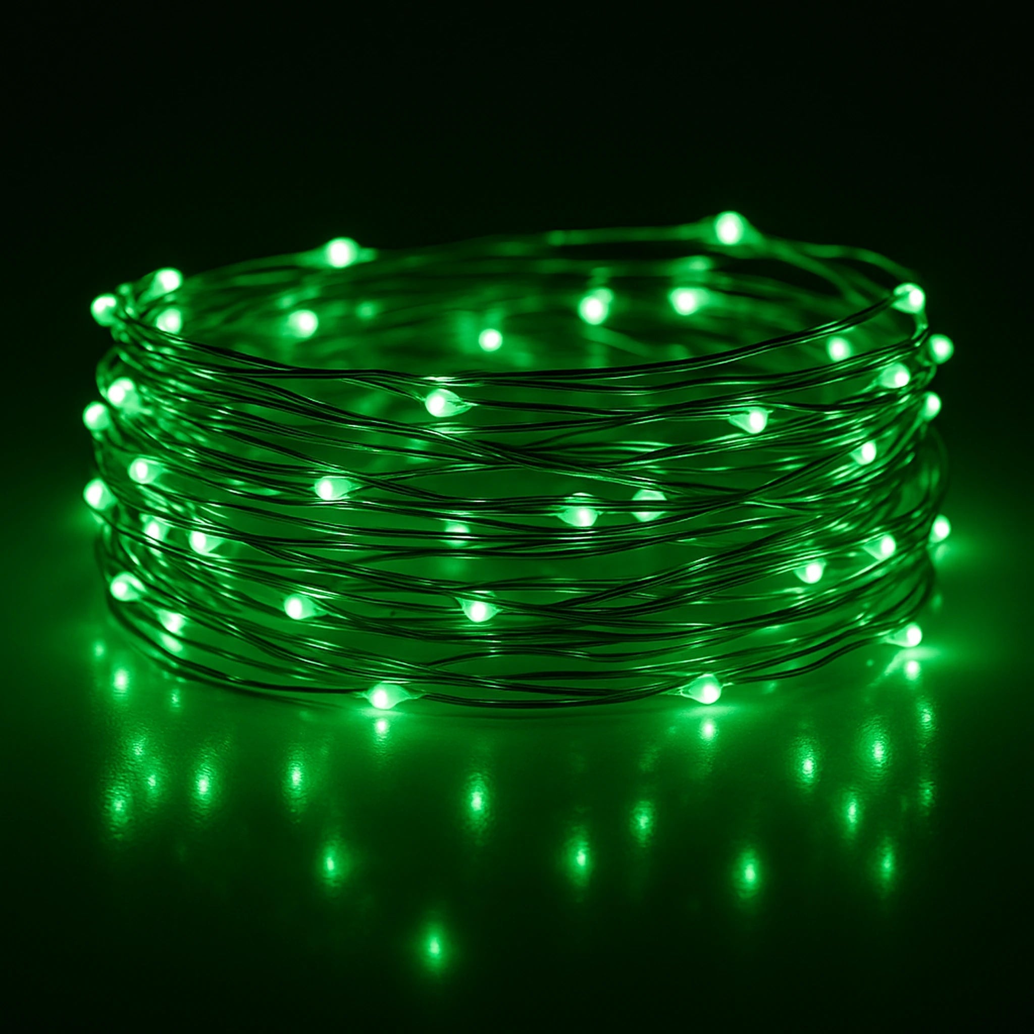 1Pack Fairy Light String Led Copper Wire String Light 1/2/3/5/10M Battery Powered For Bedroom Garden Party Wedding Decoration Urban Pulse