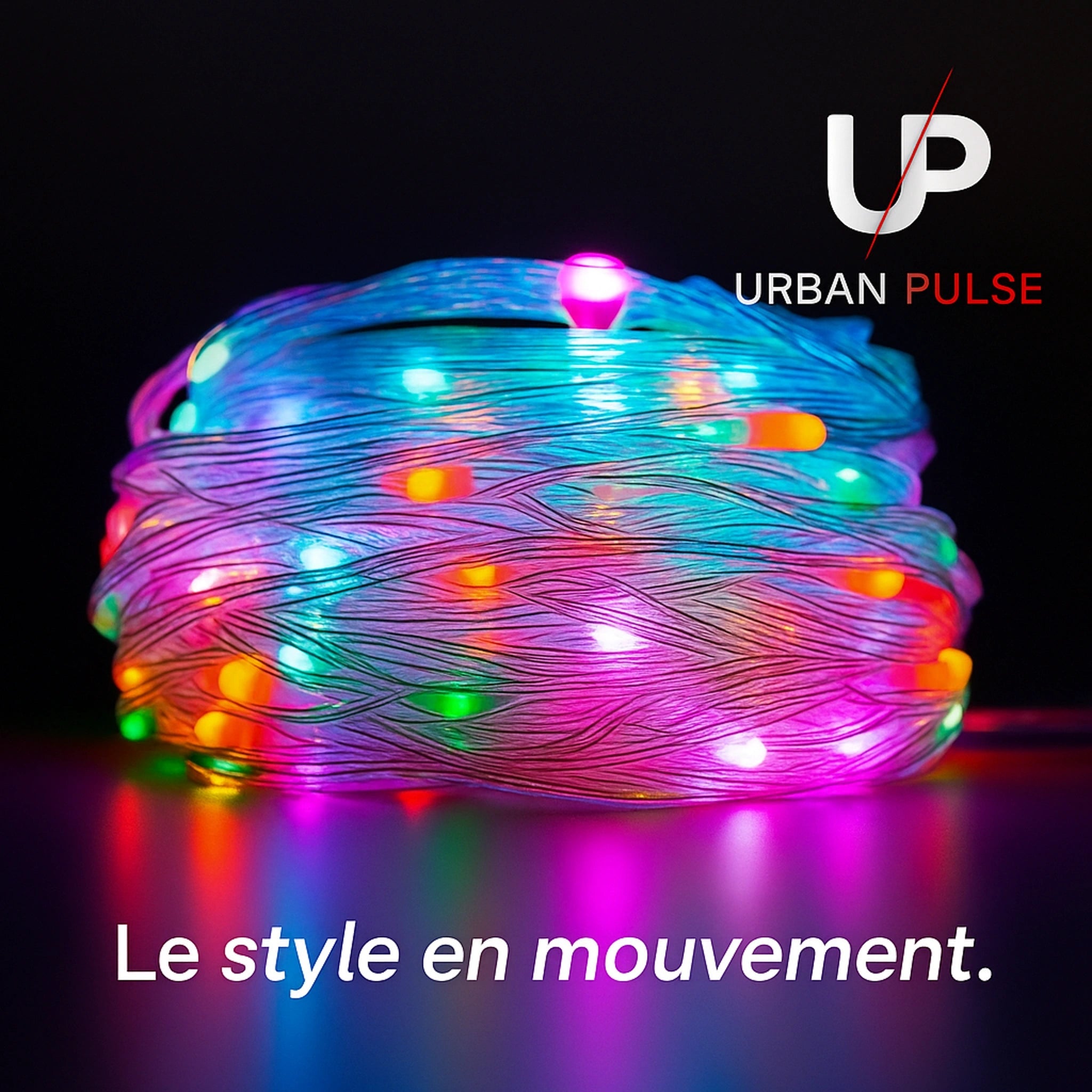 Guirlande LED intelligente IP65 – Contrôle appli & télécommande – USB Urban Pulse