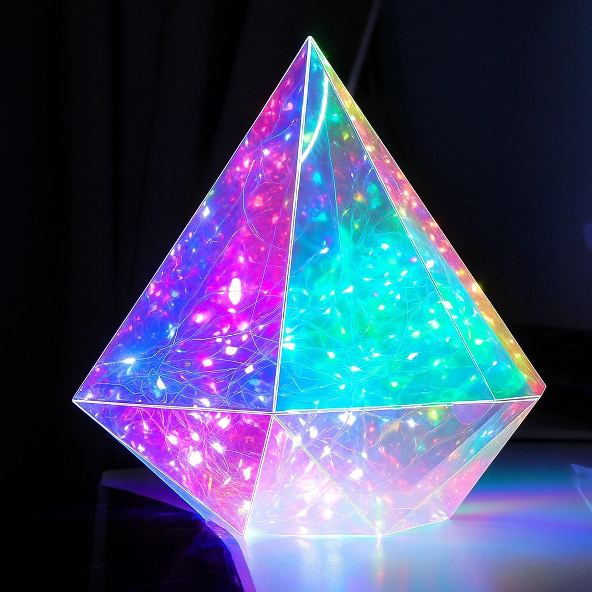 2023 Christmas Decoration LED Night Light Mini Luminous Home Ornament Kid Gift Christmas Tree Light Home Bedroom Tabletop Decor Urban Pulse