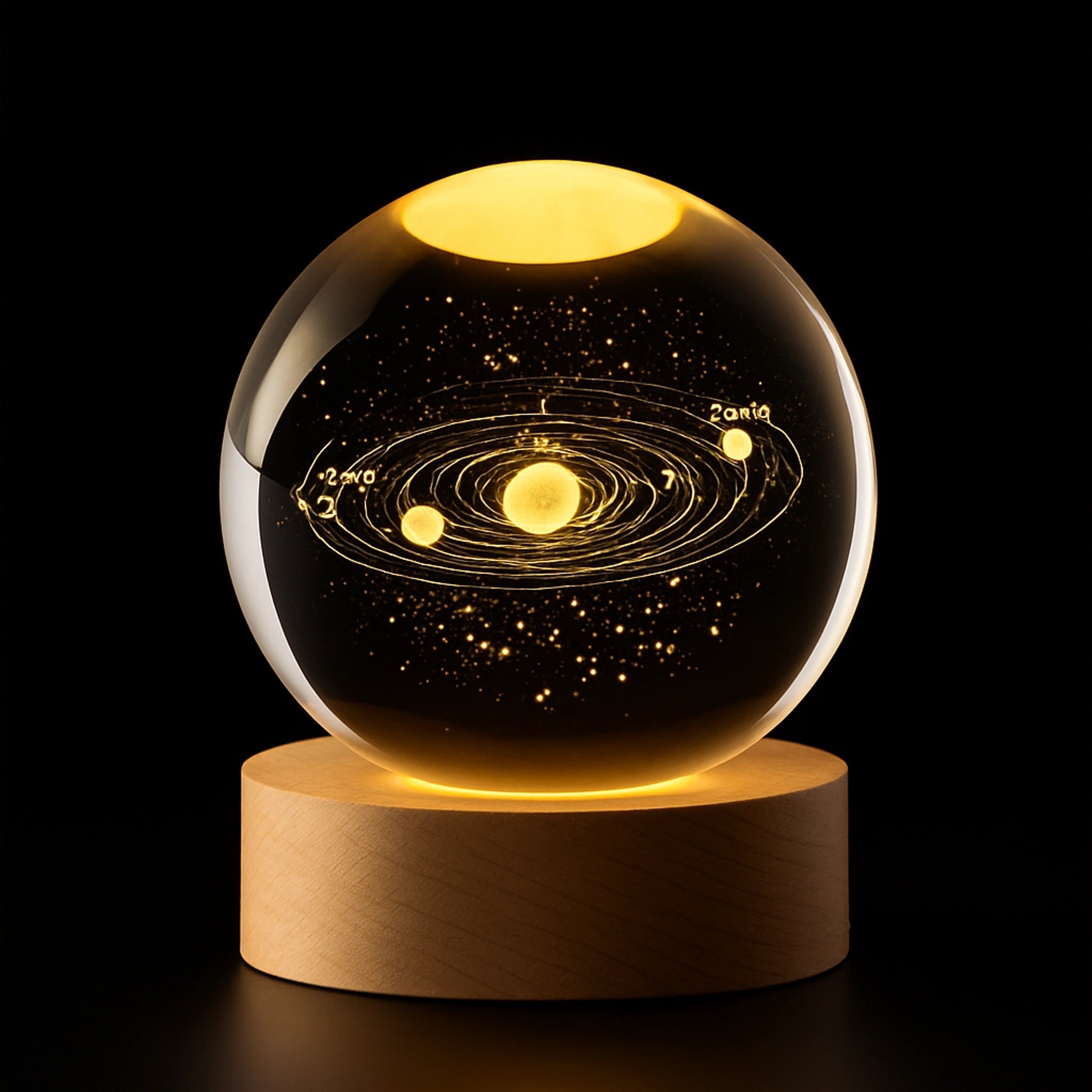 Lampe LED 3D Galaxie – Boule Cristal Lumineuse & Ambiance Magique Urban Pulse