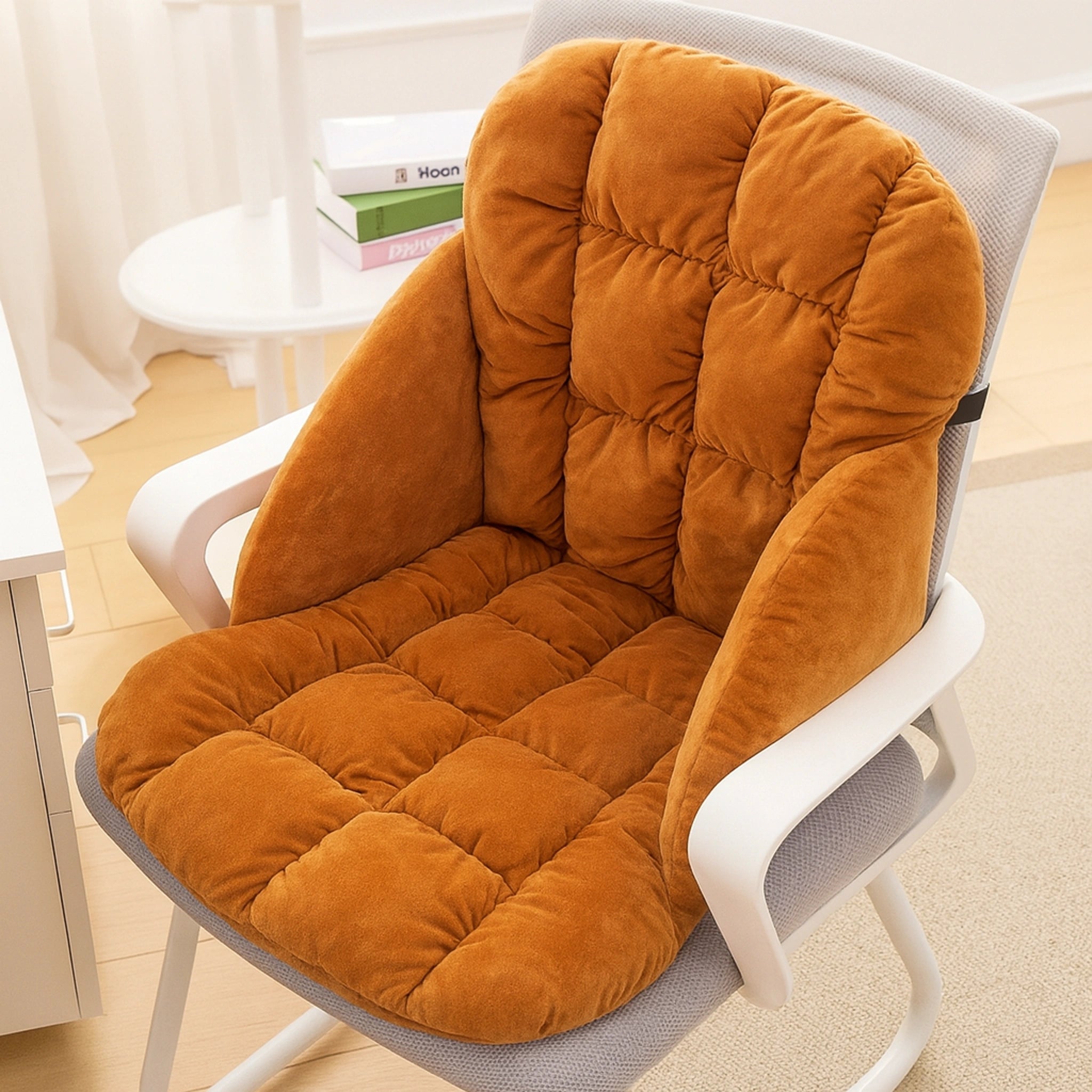 Electric Heating Cushion LED Smart Timing Thermostatic Seat Backrest Integrated Plush Waist Support Winter Warmer Magic Heater Urban Pulse