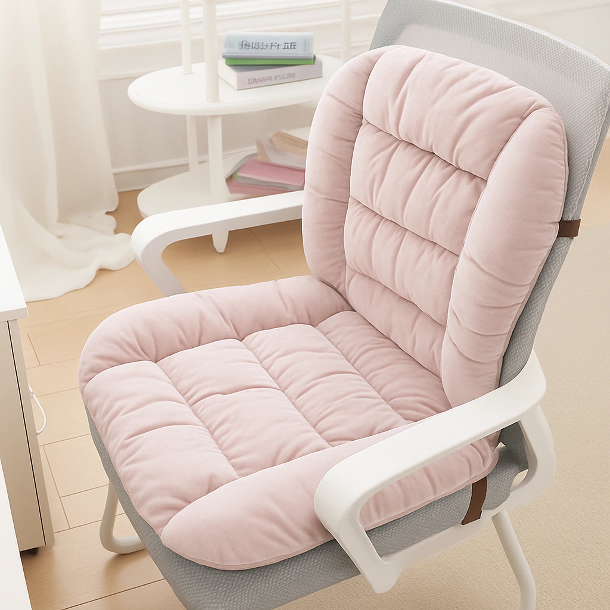 Electric Heating Cushion LED Smart Timing Thermostatic Seat Backrest Integrated Plush Waist Support Winter Warmer Magic Heater Urban Pulse