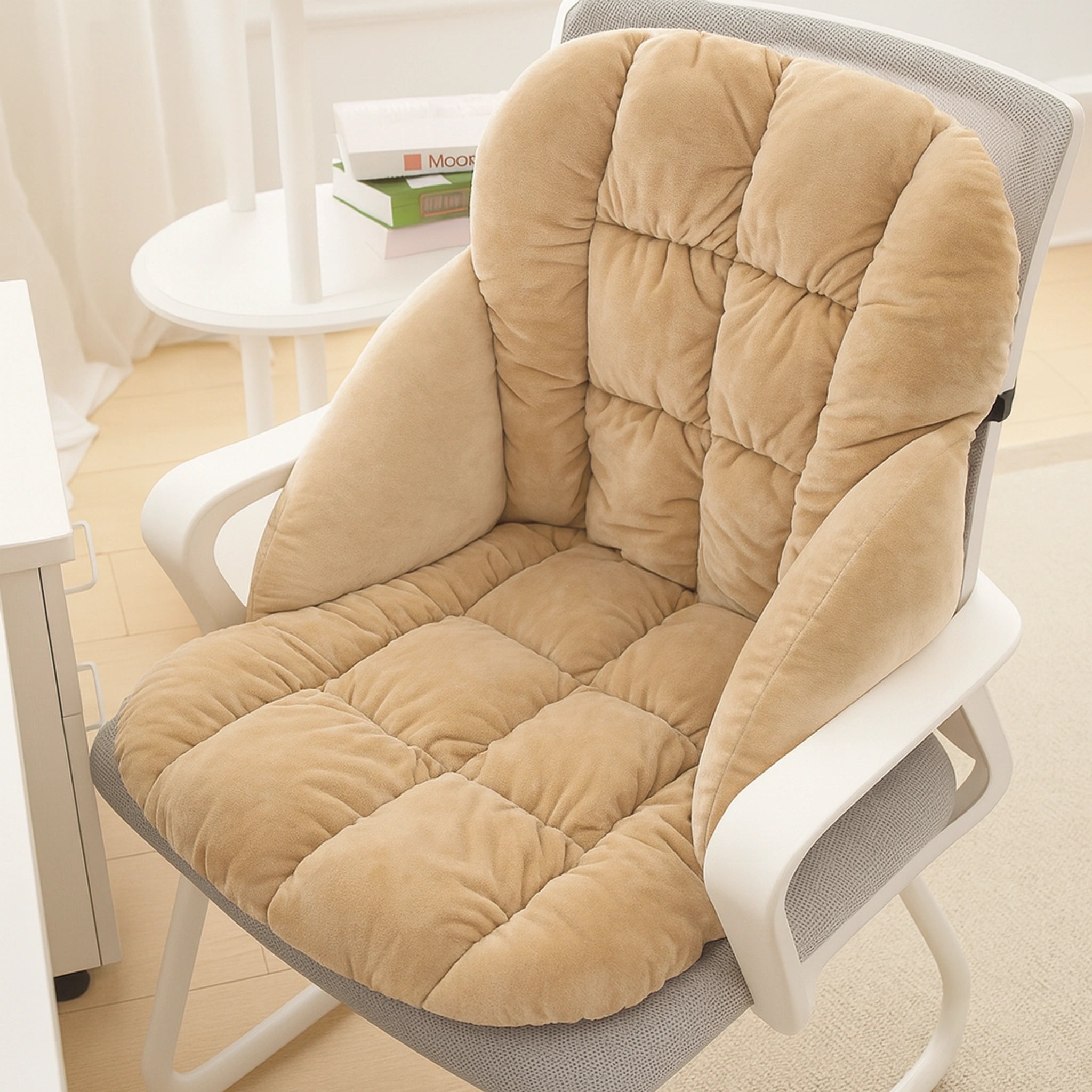 Electric Heating Cushion LED Smart Timing Thermostatic Seat Backrest Integrated Plush Waist Support Winter Warmer Magic Heater Urban Pulse