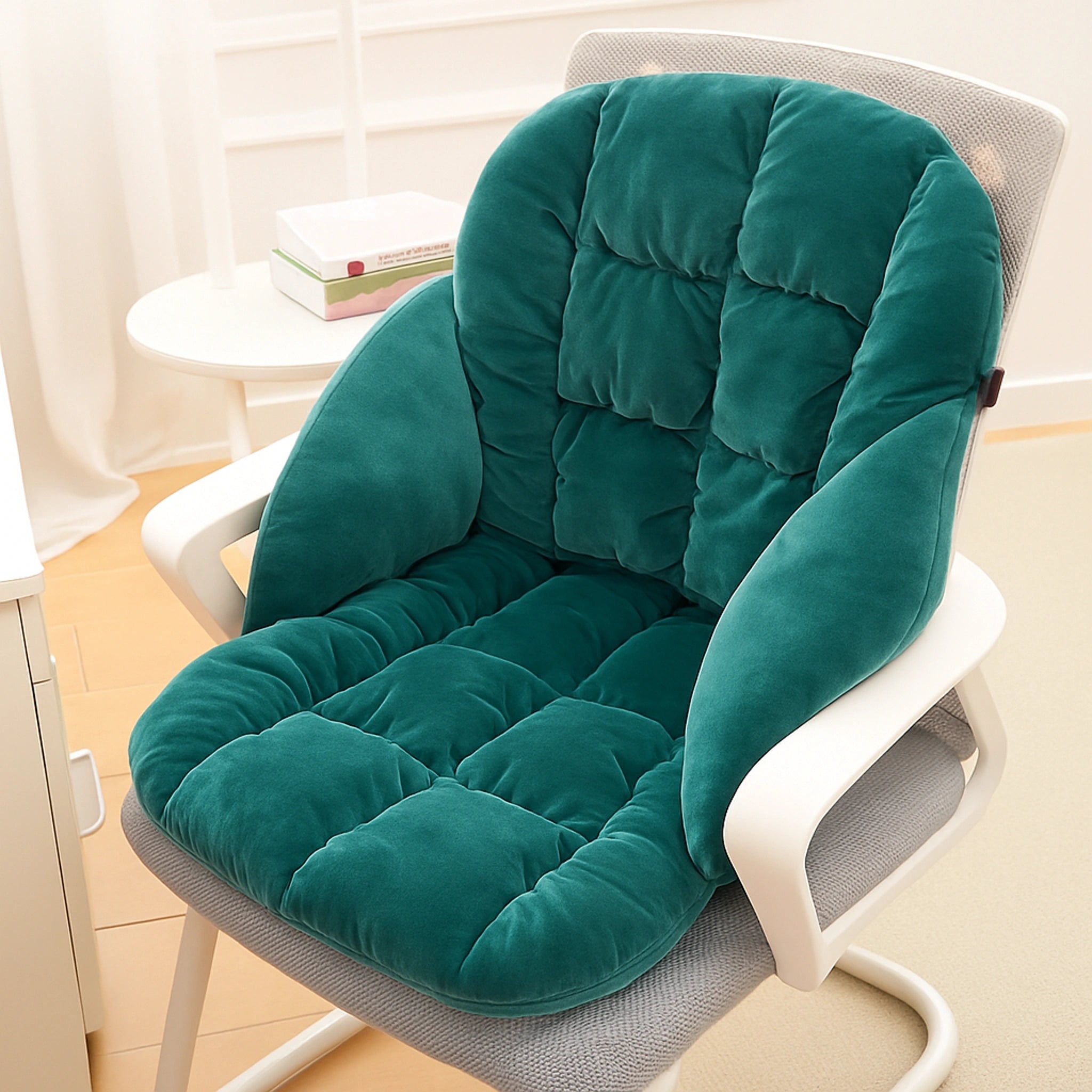 Electric Heating Cushion LED Smart Timing Thermostatic Seat Backrest Integrated Plush Waist Support Winter Warmer Magic Heater Urban Pulse