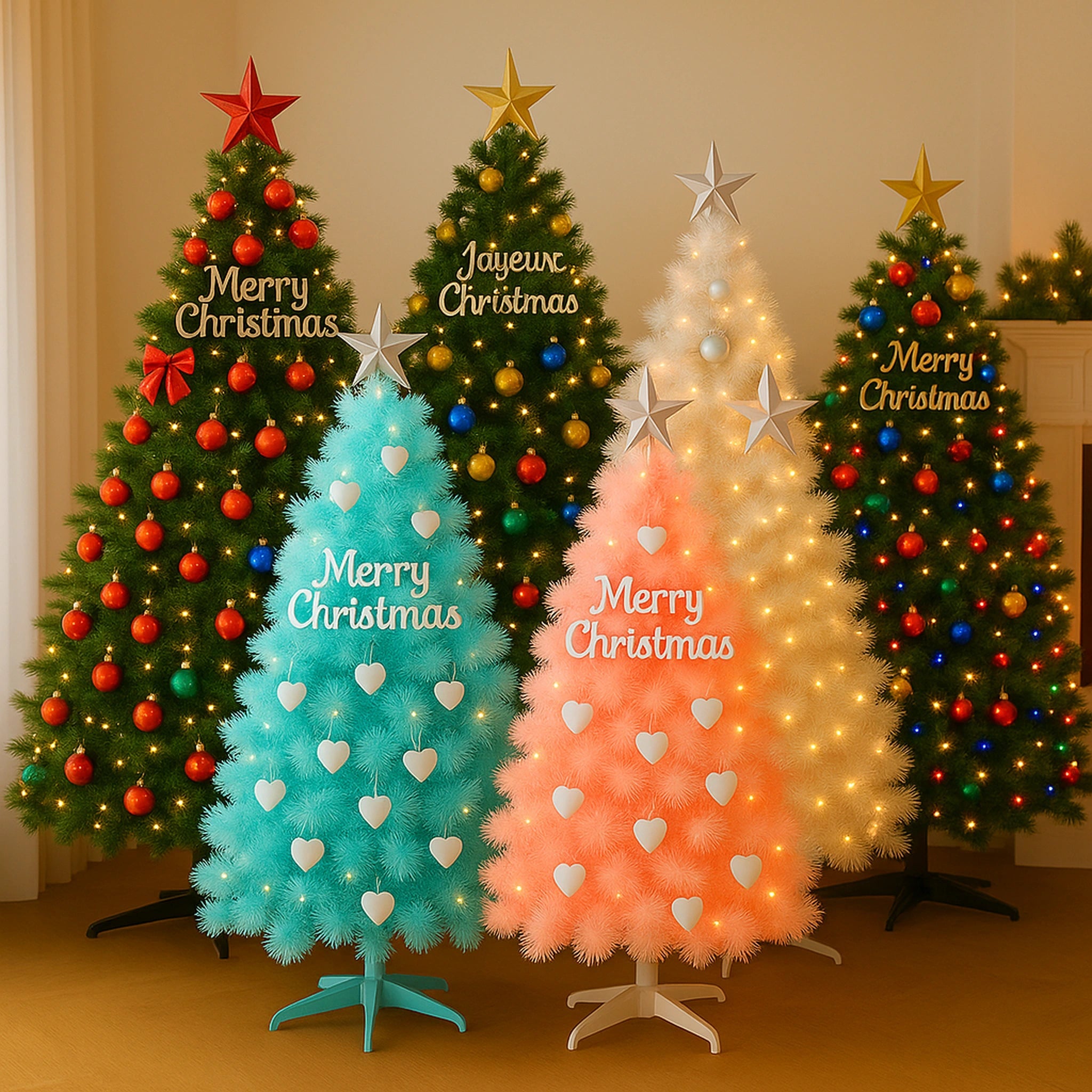 🎄 Sapin de Noël complet avec décorations incluses – 120/150/180 cm | Urban Pulse Urban Pulse