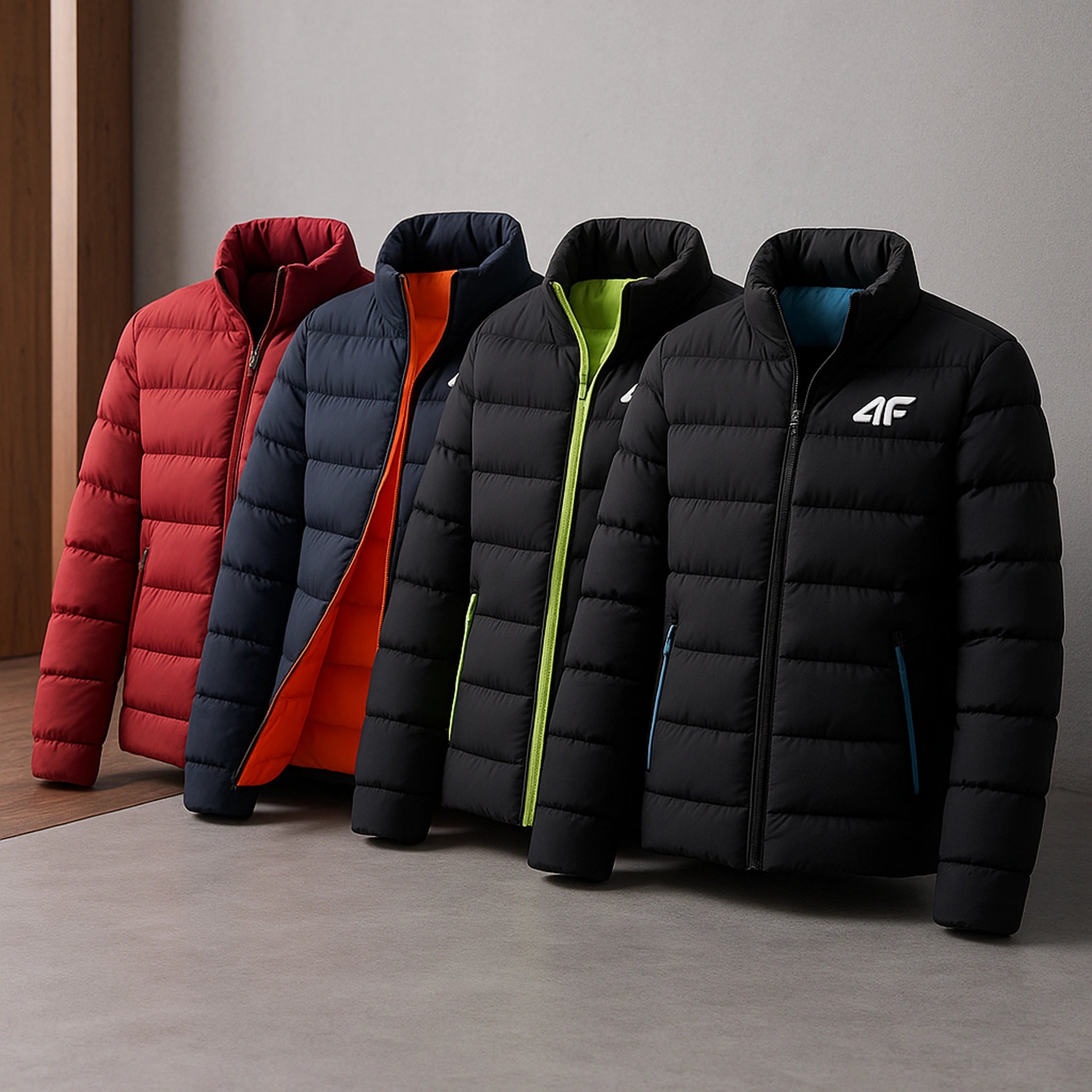 Men's casual jacket, waterproof windbreaker, zippered warm solid color, large size, autumn and winter Urban Pulse