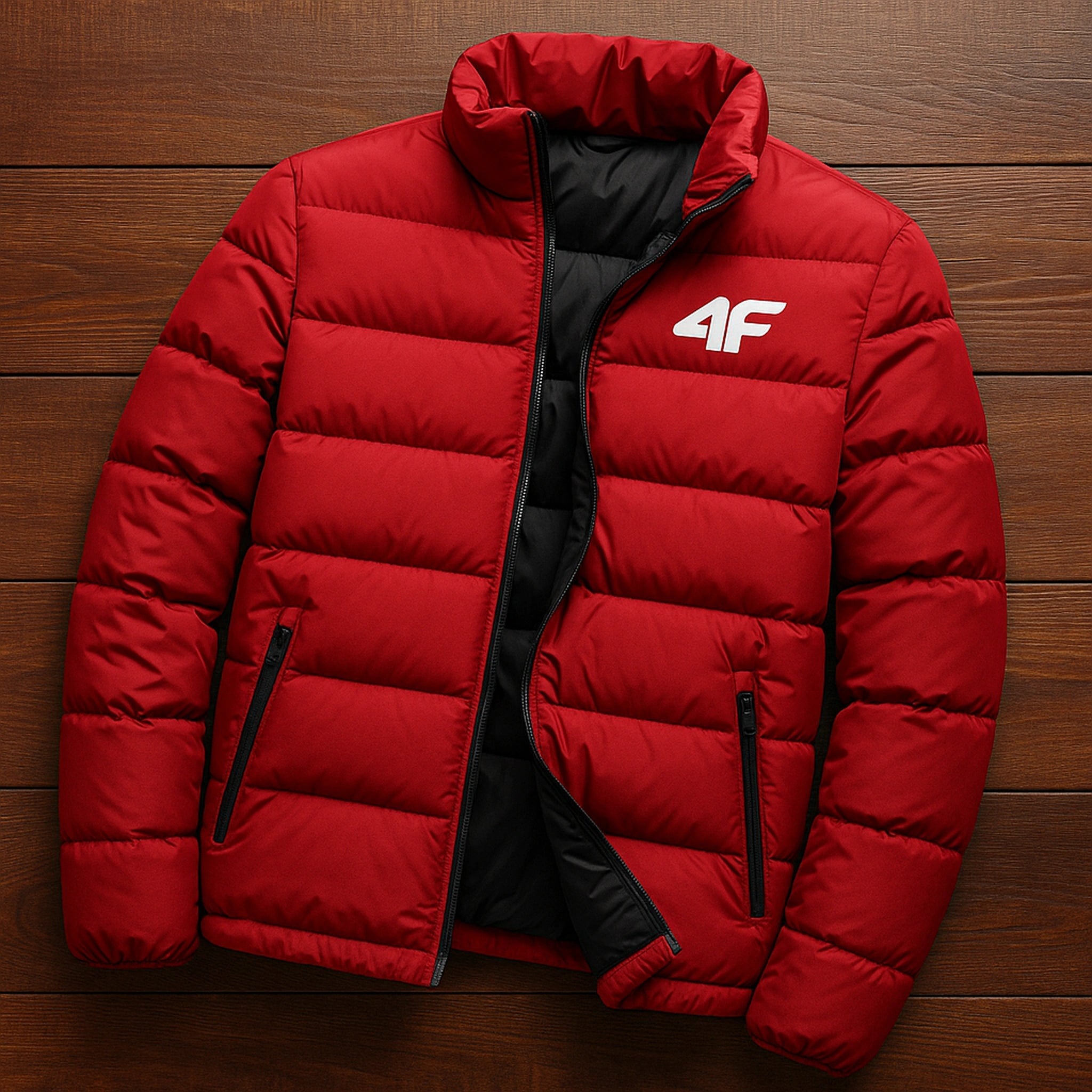 Men's casual jacket, waterproof windbreaker, zippered warm solid color, large size, autumn and winter Urban Pulse